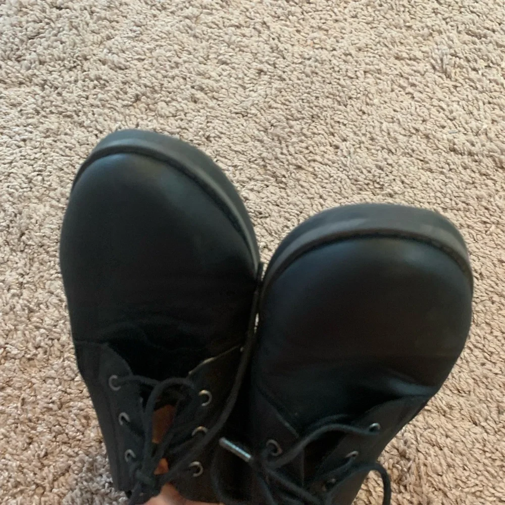 Wonder Nation Classic Dress Shoes Lace Up Black Size 5